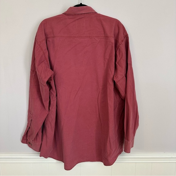 RedHead Men's Casual Button Down Shirt - Red - Picture 9 of 9